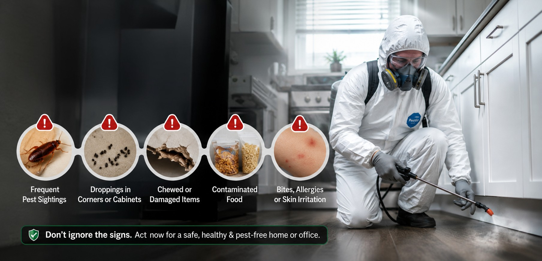 Warning Signs You Need Pest Control in Gurgaon